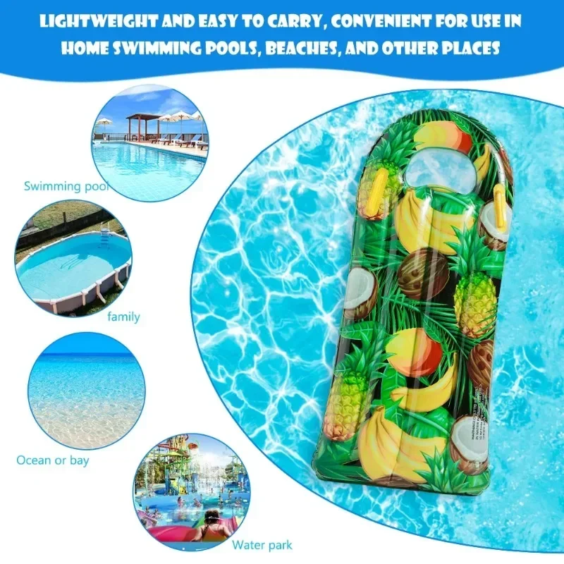 Kinderen Surf Body Board Lichtgewicht met handvat Zwembad Strand Pad Zwemmen Drijvende surfplank voor strandzwembad Watersport