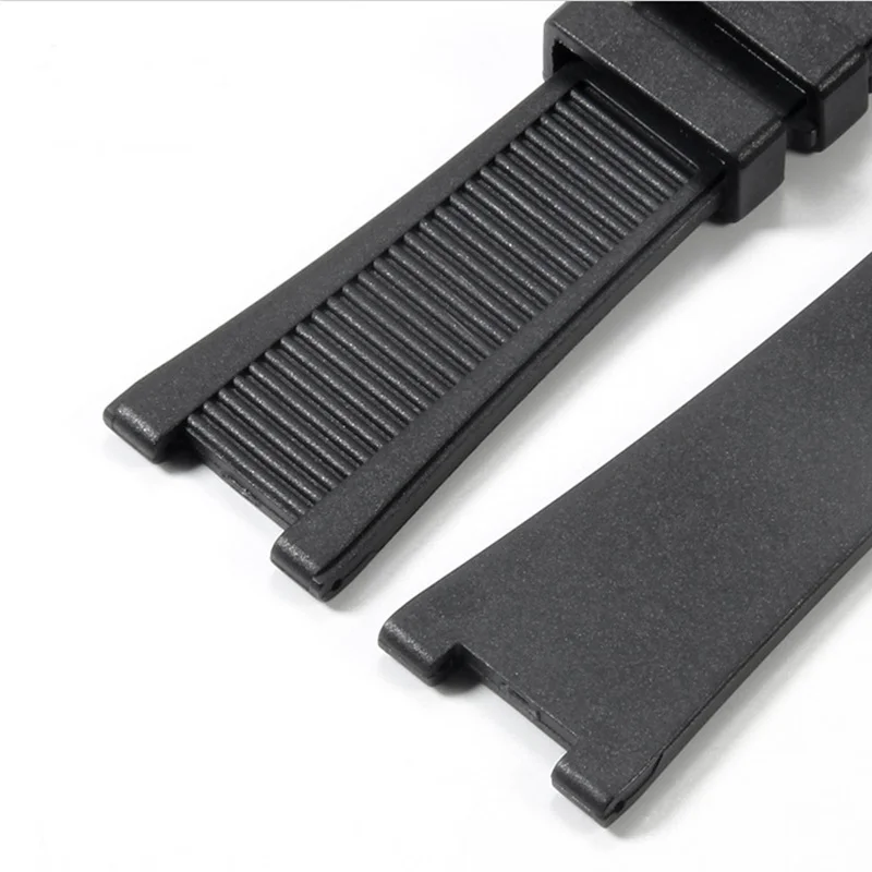 25mm Premium Silicone Watch Strap for PATEK PHILIPPE 5711 5712G Series Special Interface Folding Clasp Watch Belt Accessories