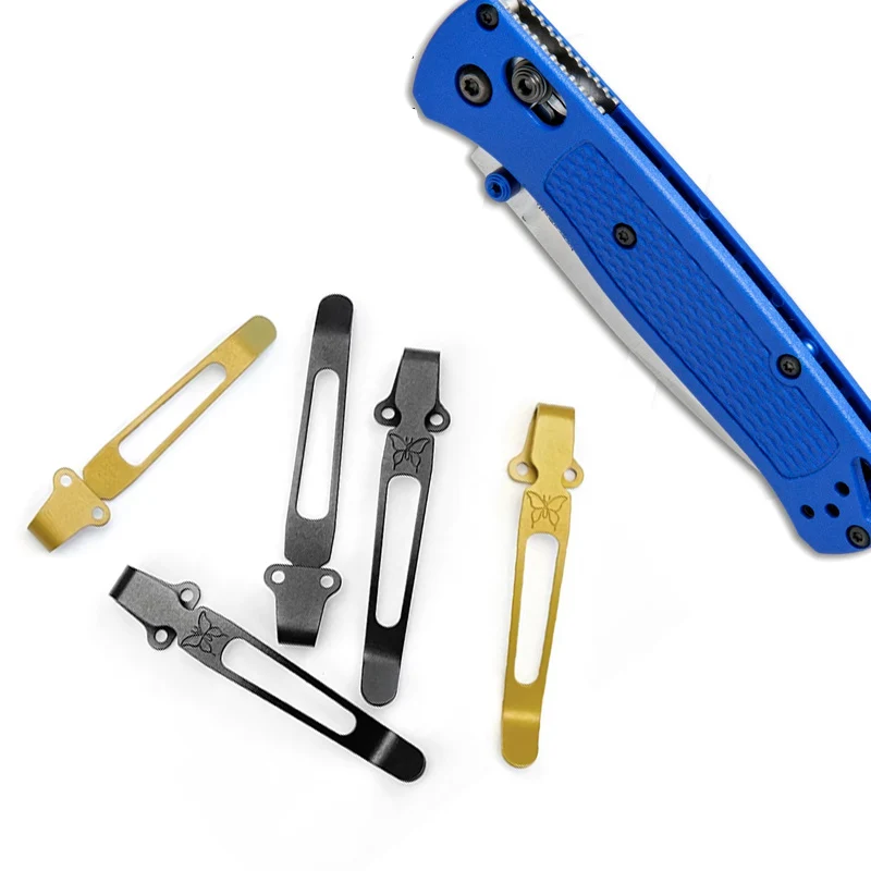 2-цветный нож, титановый карманный зажим для глубокой переноски для Benchmade Griptillian 551, мини-ручка Bugout 535 710 730 Emerson CQC ZT0640 2-цветный нож, титановый карманный зажим для глубокой переноски для Benchmade Griptillian 551, мини-ручка Bugout 535 710 730 Emerson CQC ZT0640