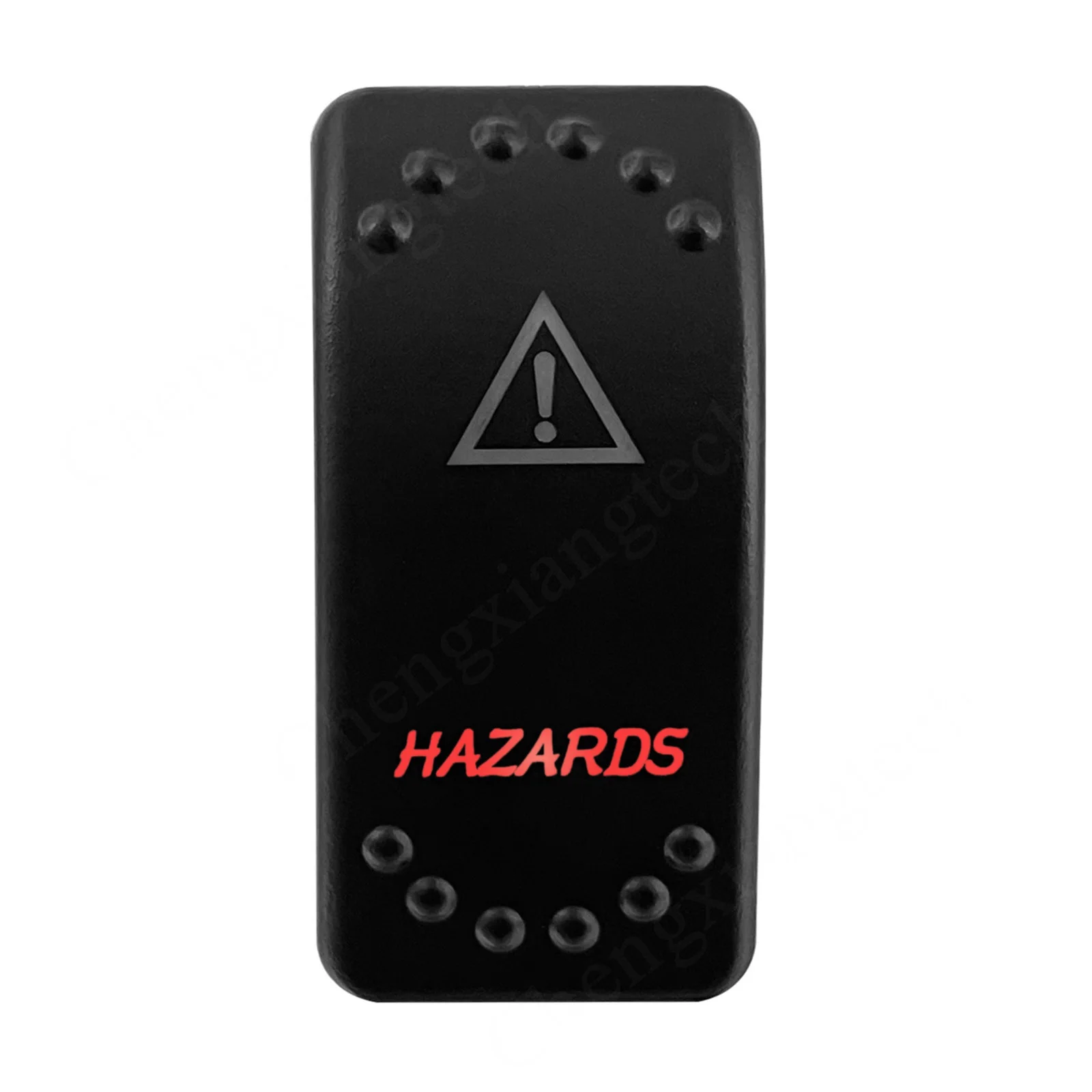 HAZARDS Rocker Switch 12V 5Pin SPST ON OFF Red Led Light Toggle Switch for Car Boat Carling ARB NARVA 4X4 Bus Truck