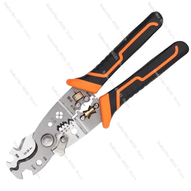 Industrial 8-inch large opening thickened cable electrician wire stripping pliers