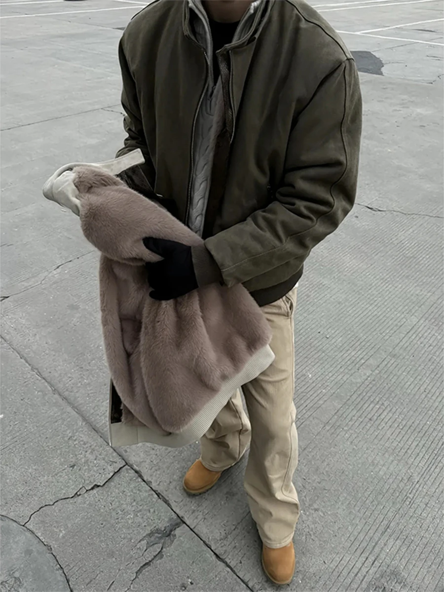 

Thiened Removable Hooded Workwear Jaet Men's Cotton Coat Winter Warm Snake Year Limited Edition Zhumadian Sle Outerwear