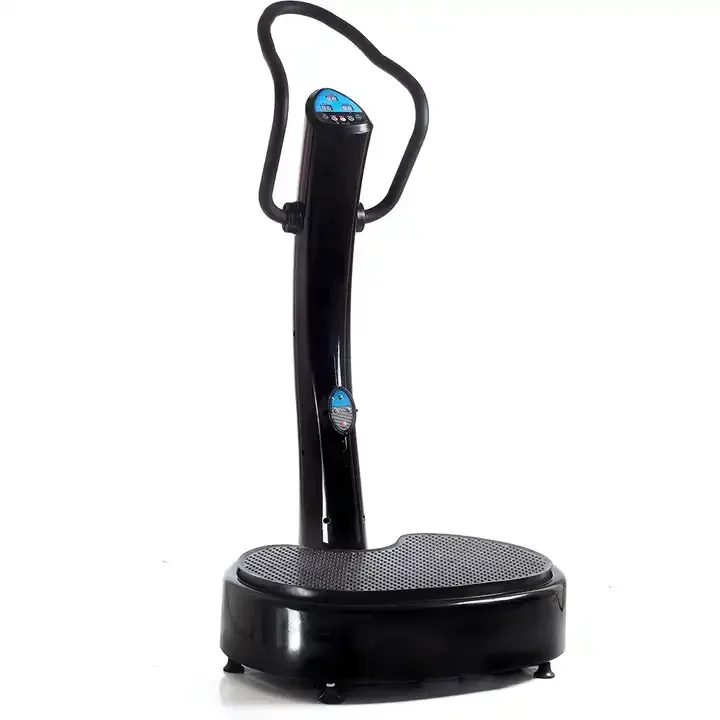 Powerful Whole Body Vibrating Plate Machine With Handle Crazy Fit Massage Vibration Plate Exercise Machine