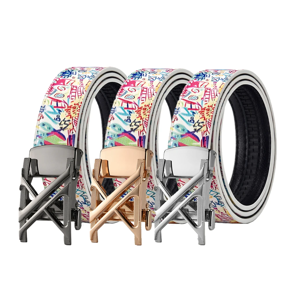 High-quality New Unisex Smooth Buckle PU Belt Fashion Matching Casual Pants Jeans Belt Trend Clothing Accessories