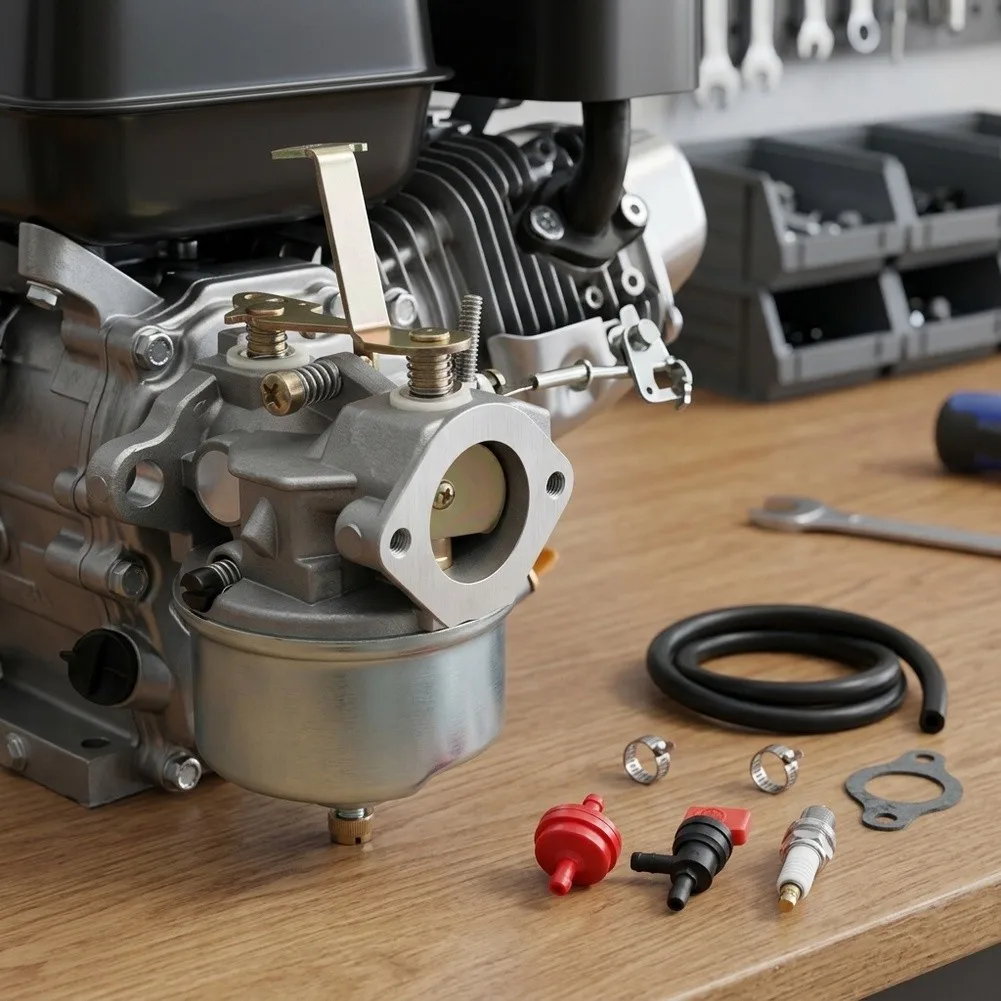 Replacement Carburetor Kit for Tecumseh For H30 For H50 For H60 HH70 Engines Fits 632230 632272 632631 Metal Construction