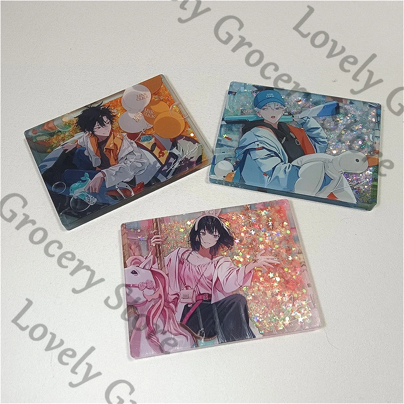 

Anime Link Click Jo Charles Lucas Cosplay Cartoon Quicksand Mahjong Ornament Acrylic Brick Accessory Standing Sign Mascot Gift