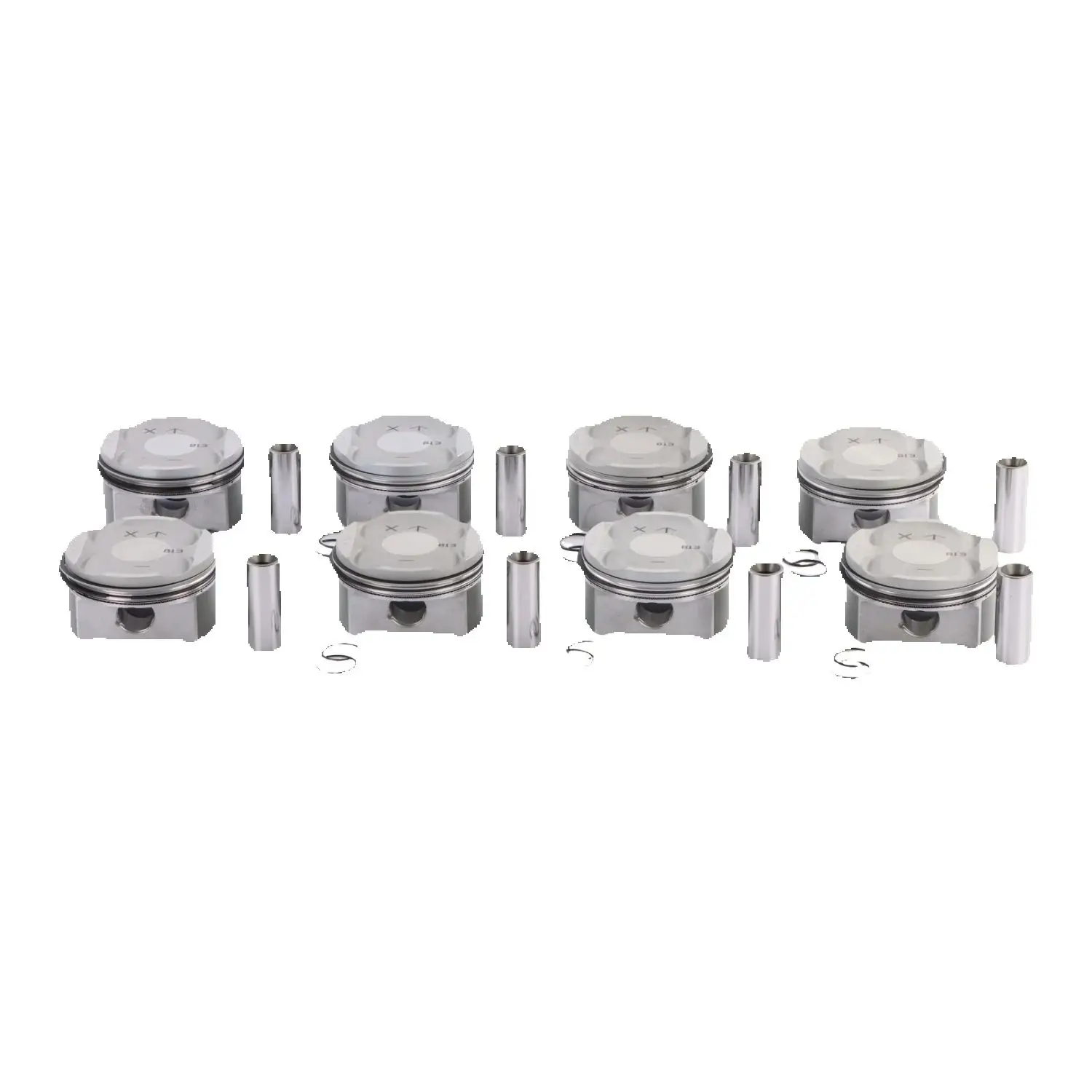8PCS Piston and Ring Kit STD 93mm FOR Porsche Cayenne S 4.5L V8 955 M4800 Engine Repair Auto Parts