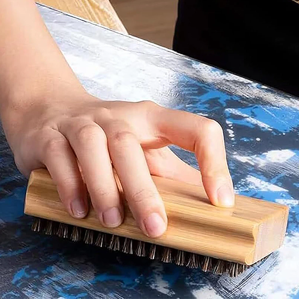 3 قطعة مجموعة فرشاة شمع التزلج/الثلج مقبض مريح فرشاة شمع التزلج المحمولة مجموعة فرشاة إزالة الشعر بالشمع للتزلج في الهواء الطلق