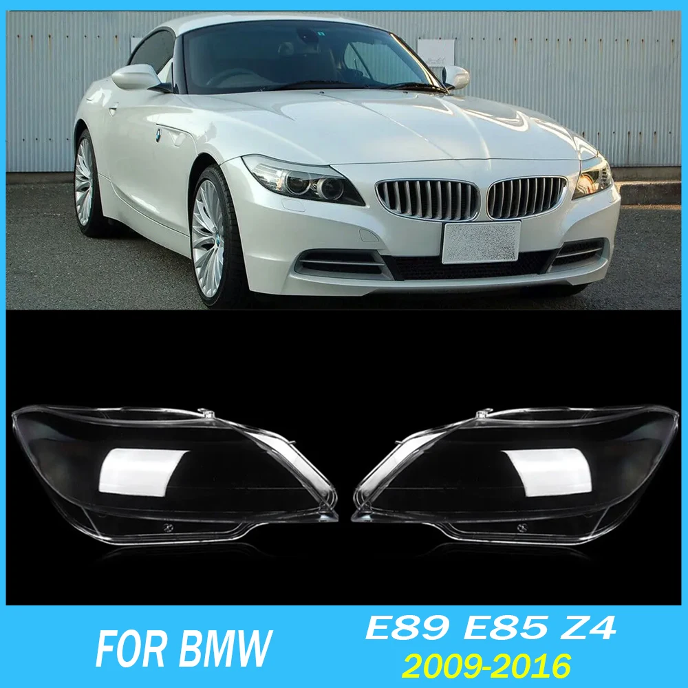 Front Headlight Headlamp Lens Cover For BMW E89 E85 Z4 2009-2016 Transparent Lampshade Clear Lamp Hood Car Lights Shell