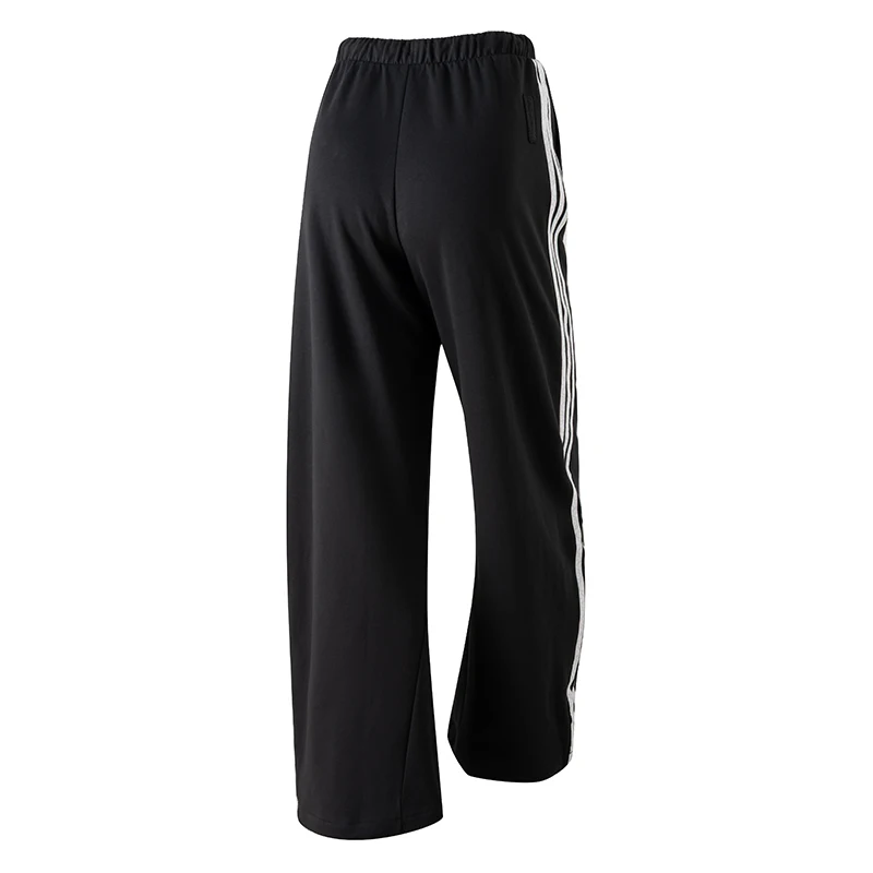 Adidas Women's Three-Stripe Cool Loose Casual Sports Pants with Barrel-Shaped Legs KX6702