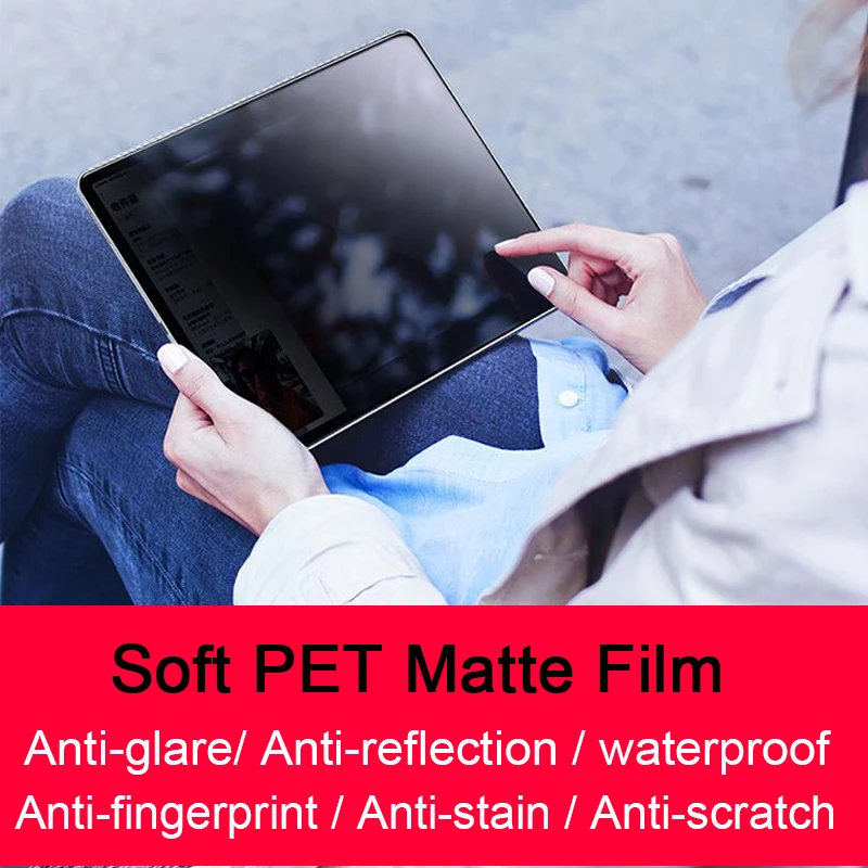 For iPad 10.2 Pro 11 12.9 Privacy Anti-spy Screen Protector Air 4/5 10th Gen 10.9 Pro 10.5 9.7 Mini 6 Anti-glare Anti-Peep Film