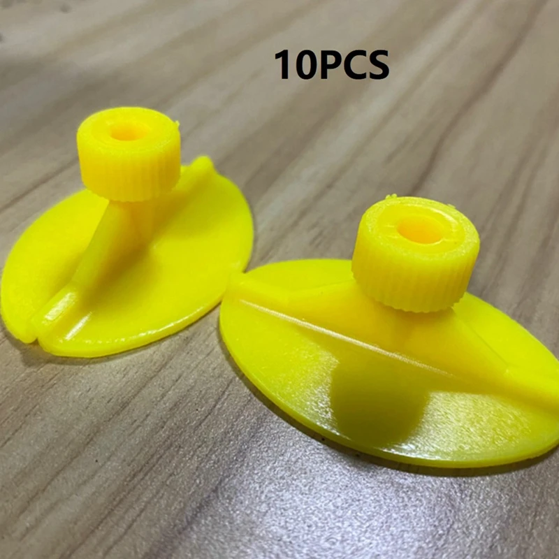 10 Pieces Of Car Dent Repair Parts New Yellow Pull-Tab Pull-Tab Head Gasket Suction Cup Combination