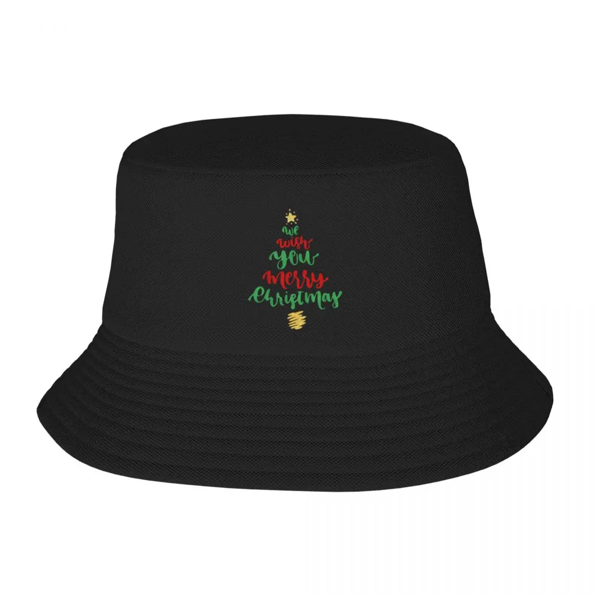 

Marry Christmas Tree 2023 Glitter Bucket Hat Dropshipping Hat Luxury Brand Christmas Hats Men's Cap Women's
