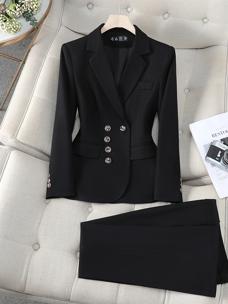 

Женский костюм Ele 2025: Новинка, весна-осень, приталенный дизайн, повседневный, для работы, модный уличный стиль, блузка и юбка