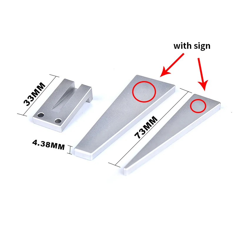 WADSN conjunto de 3 piezas de corrección Vertical óptica, ajuste el valor del nivel del alcance, accesorios universales