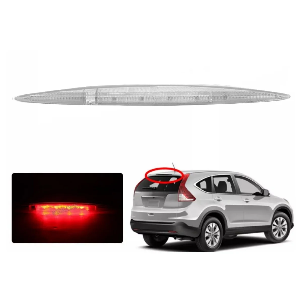 High Positioned Mounted Stop Light Addition Brake Lamp For HONDA CRV 2012 2013 2014 2015 2016 White Color