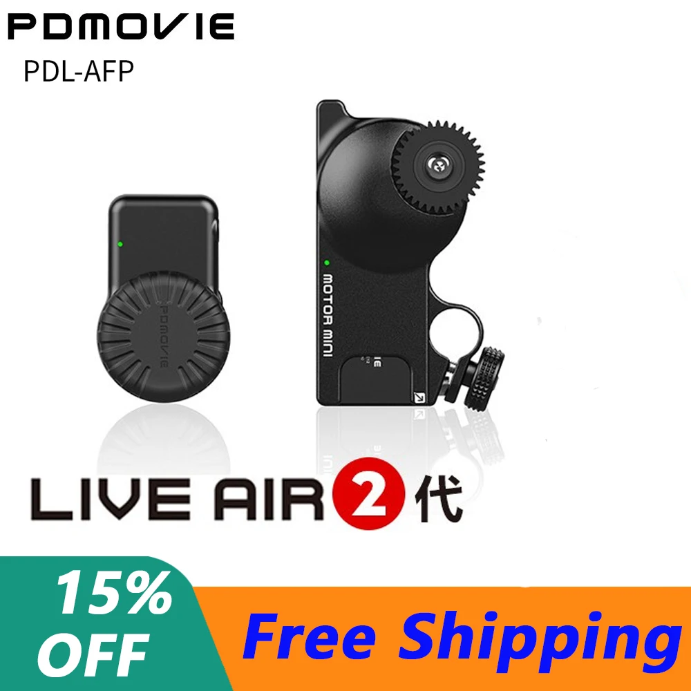 PDMOVIE LIVE AIR 2 2S Bluetooth Wireless Follow Focus Control System For Zhiyun Crane 2 3 DJI Ronin S DSLR Camera lens