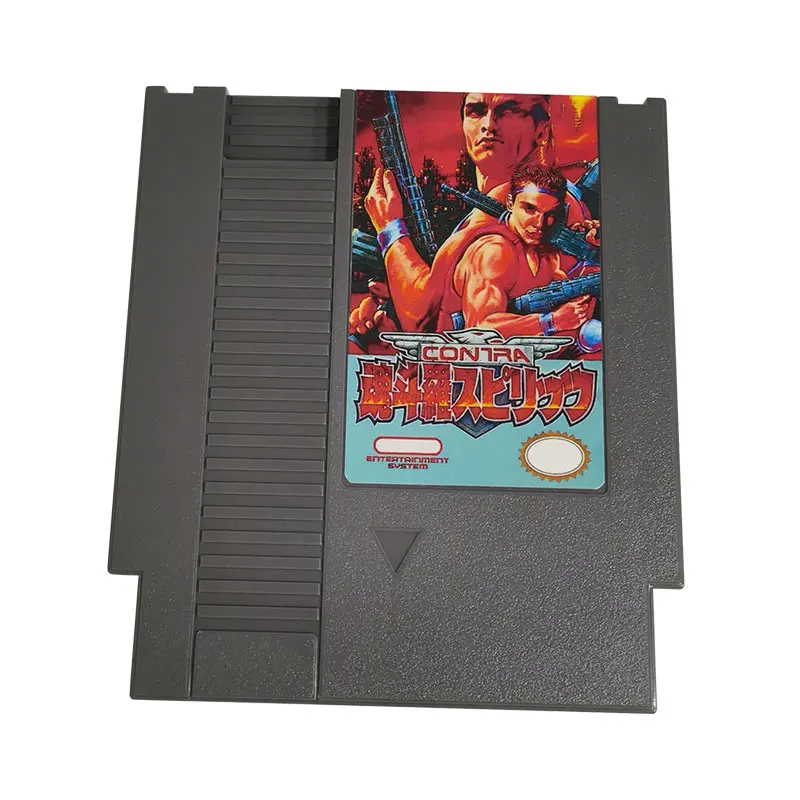 Retro Video Game - Contra Spirits - NES Game Cartridge for 72 Pins 8 Bit NES Classic Game Console | Region Free