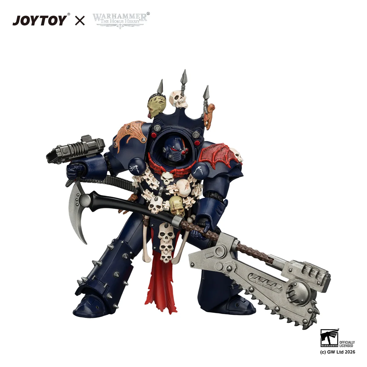 JOYTOY Warhammer 40K 1/18 Action Figure Night Lords Legion Praetor in Tartaros Terminator Armour figures Toys Collection Model