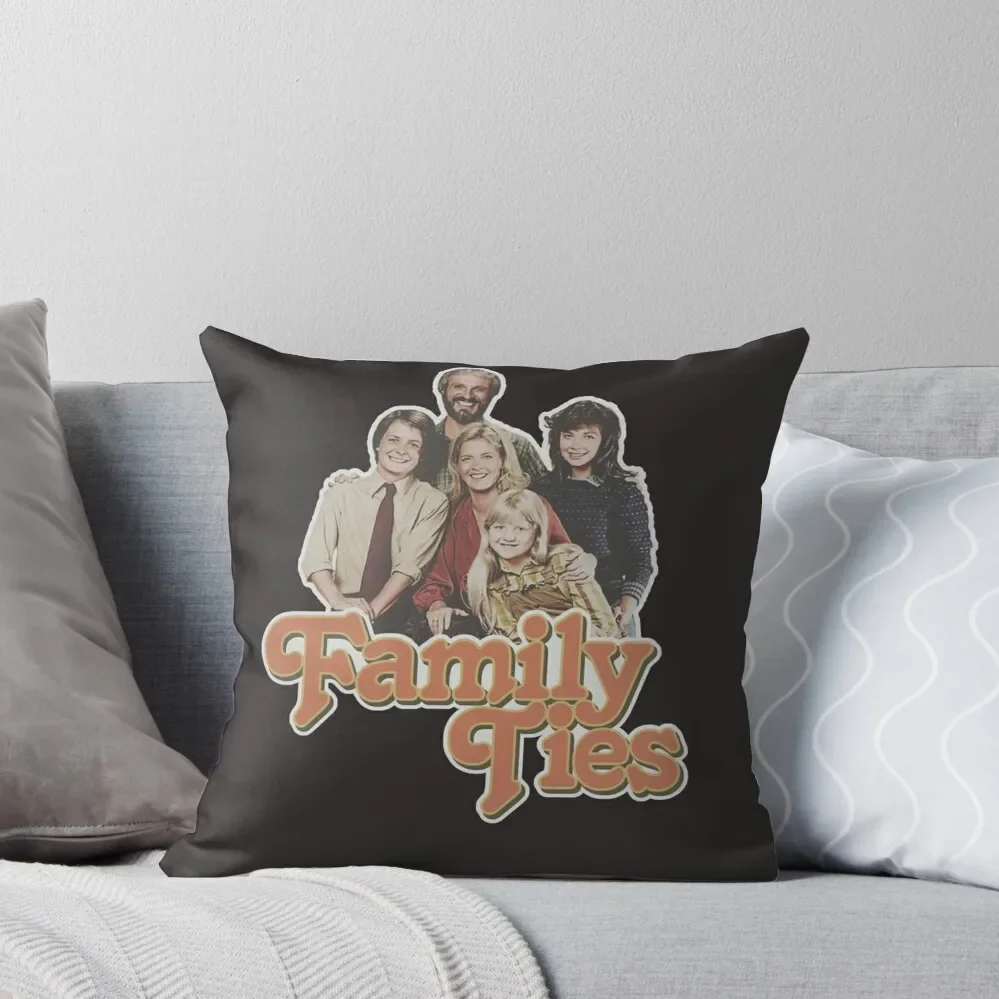 Family Ties Essential T-Shirt Throw Pillow Cusions Cover Rectangular Cushion Cover pillow