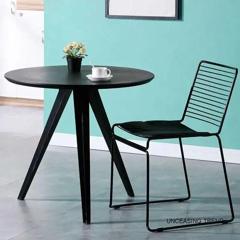

Nordic Dining Chair Modern Simple Creative Outdoor Chair Wire Chair Personality Office Hollow Chair Leisure Computer Chair