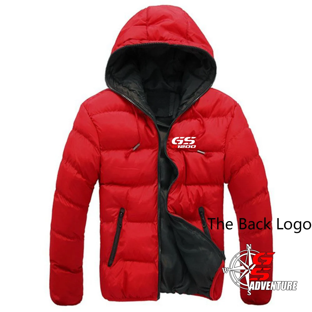 2025 Autumn Winter Motorcycle R 650 800 1150 1200 GS Adventure Print Men's Cotton Liner Casual Color Block Design Padded Jackets