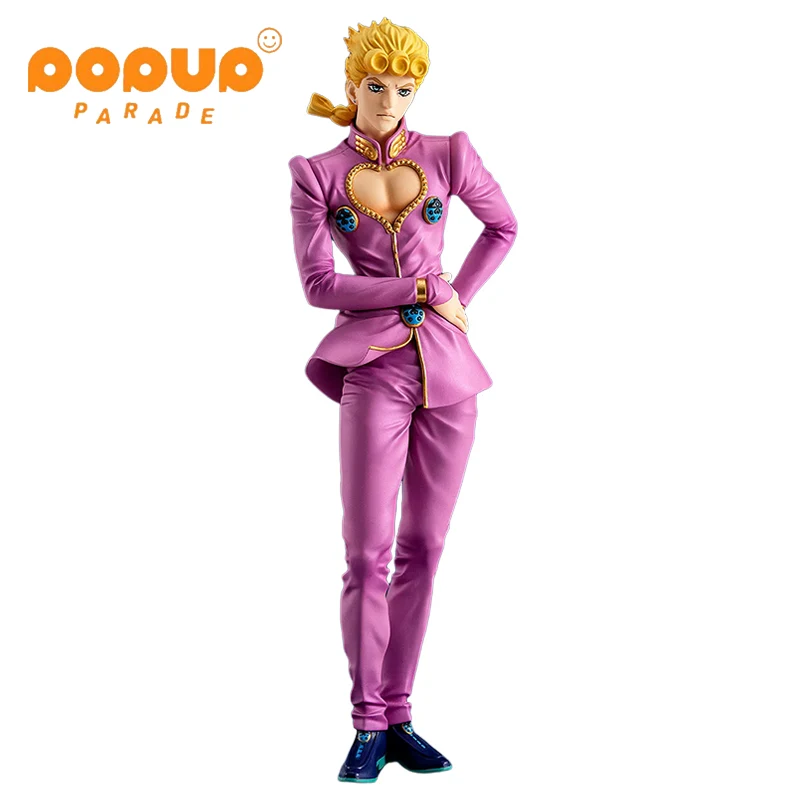

Original Good Smile POP UP PARADE Giorno Giovanna JoJo's Bizarre Adventure Anime Figure Cartoon Collectibles Model Dolls Gift
