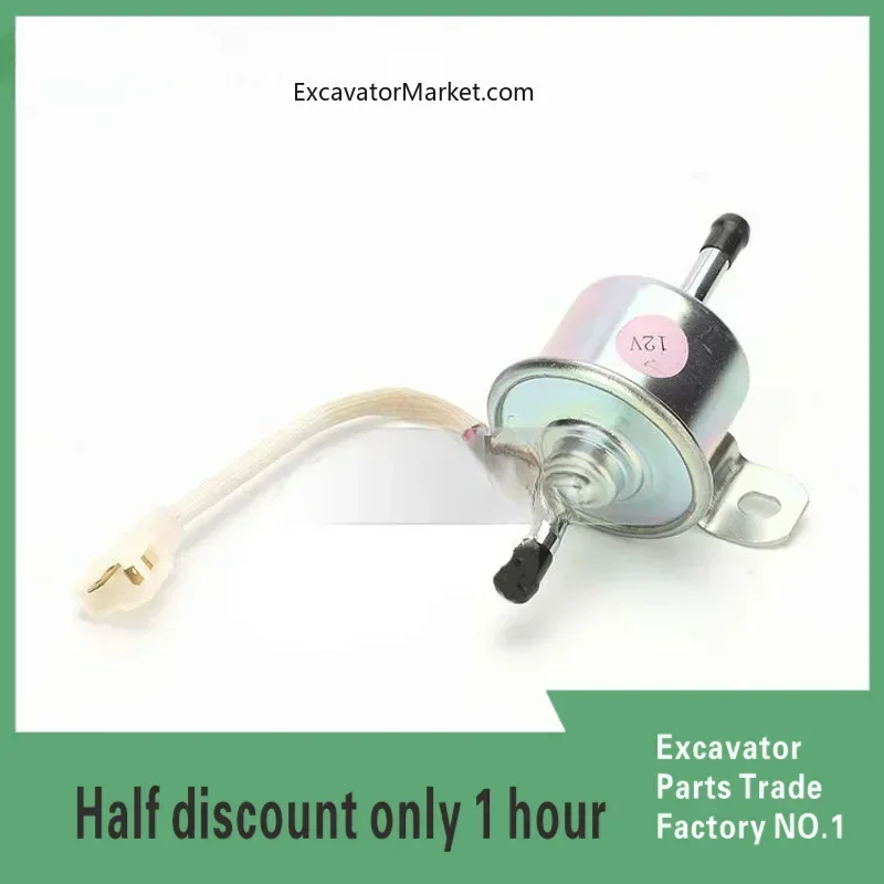 

Excavator Accessories for Yangma Electronic Fuel Pump 12V24V Universal 55 60 70 80 85 External Diesel Fuel