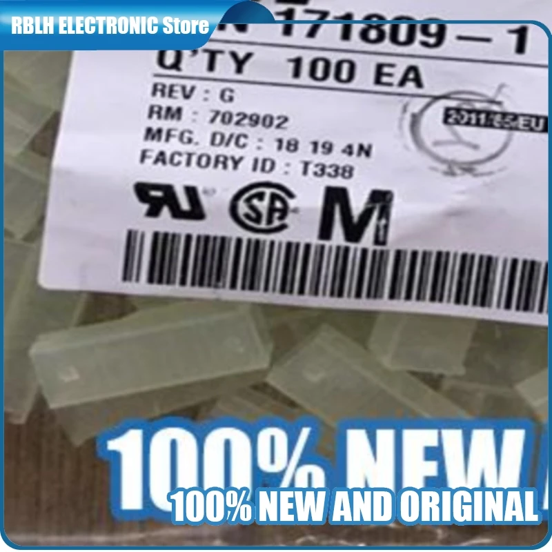 

50pcs/lot new and original connector 171809-1