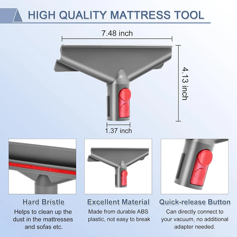 เครื่องมือที่นอน + ชุดท่อต่อแบบยืดหยุ่นสำหรับ Dyson V15 V12 V8 V11 V10 V7อุปกรณ์ติดตั้งสุญญากาศไร้สาย