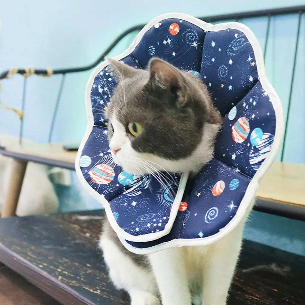 Soft Pet Cone After Surgery Adjustable Dog Cat Protective Collar Comfy Cozy Recovery Head Protector Neck