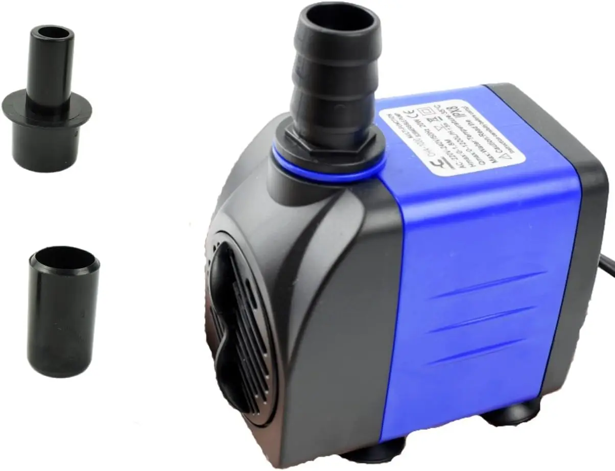 CHANCS CHA-1000 110V AC 310GPH Submersible Pump 1200L/H 20W Durable Adjustable Outdoor Fountain Pump Head 5.91ft High