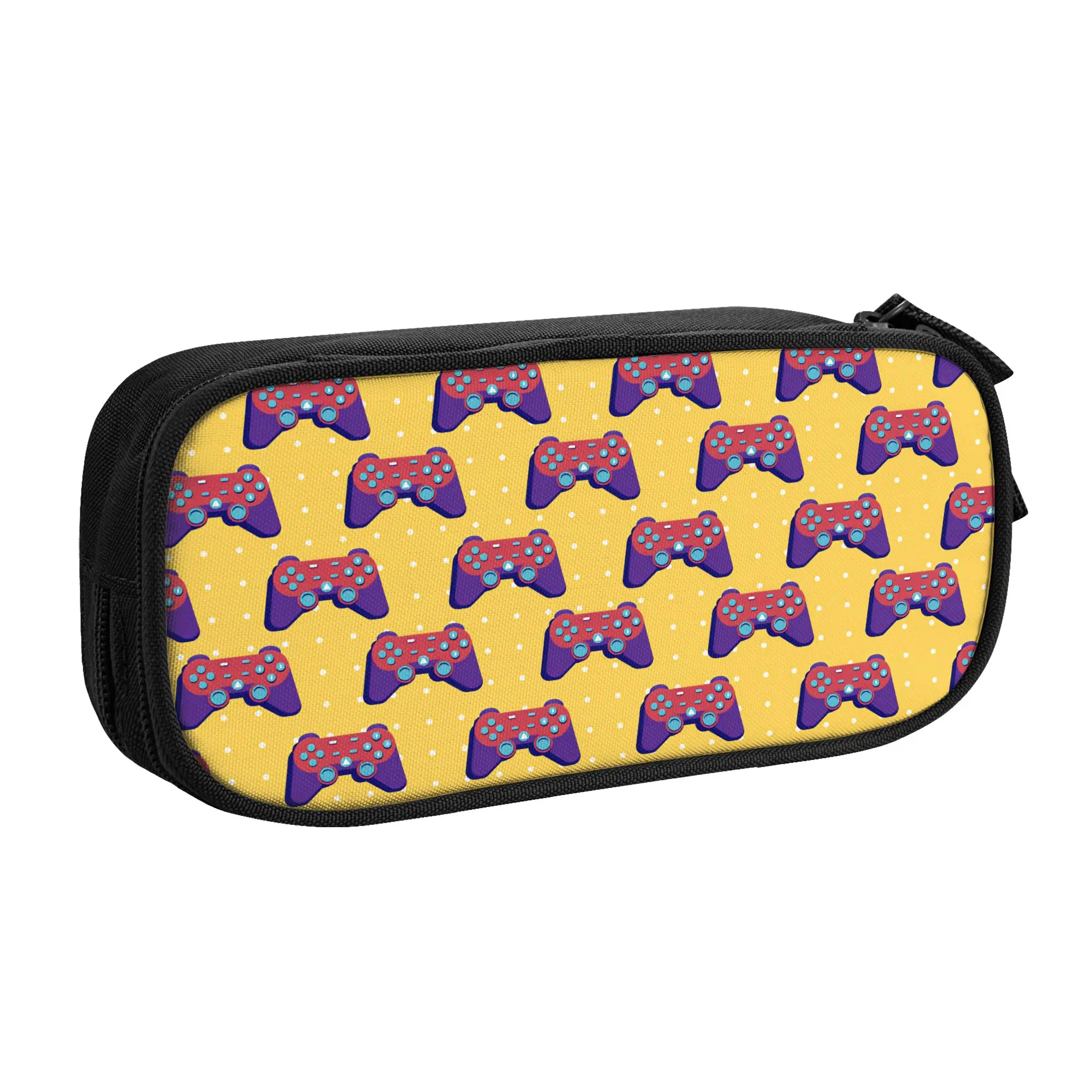 Korean Joystick Retro Game Controller Gamepad Pencil Case for Girls Boys  Large Capacity Pen Bag Box School Supplies