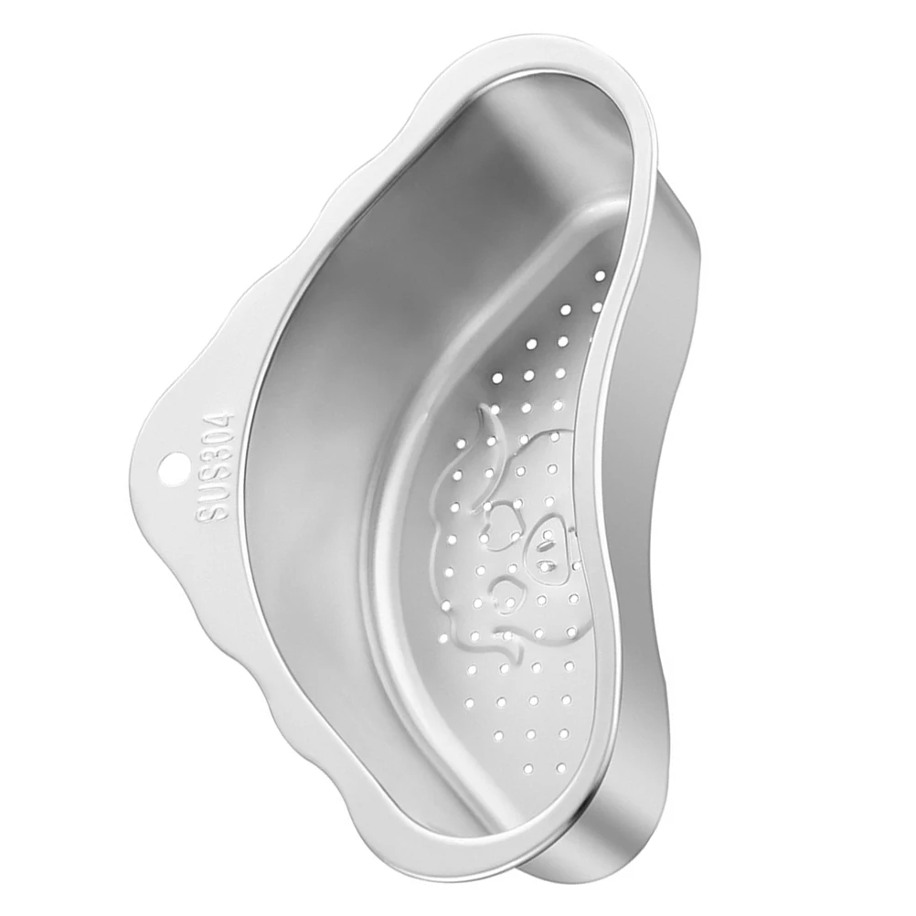 

Multipurpose Stainless Steel Drain Basket Sink Strainer Kitchen Triangle Food Filter Hanging Rack Vegetable Washer Storage