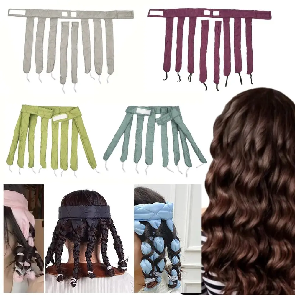 Fashion Flexible Heatless Hair Curlers DIY Hair Styling Tools Curling Headband Soft Sleeping Overnight Hair Rollers Sleeping