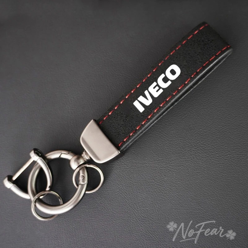 Chaveiro de camurça de alta qualidade para IVECO LOGO DAILY IV V VI Van Daily S-WAY T-WAY X-WAY DAILY 4X4, acessórios esportivos para chave de carro