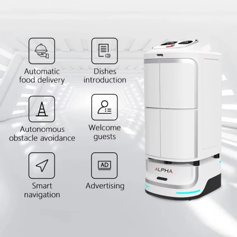 Humanoid Robot Delivery Robot In Hospital And Pharmacy