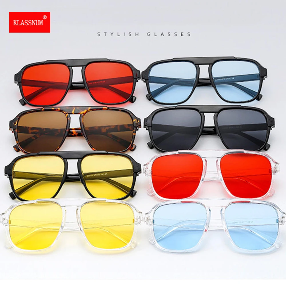 Men Oversized Frame Sunglasses Classic Big Frame Sport Eyeglasses 2023 Vintage Brand Design Shades UV400 Eyewear Trendy Glasses