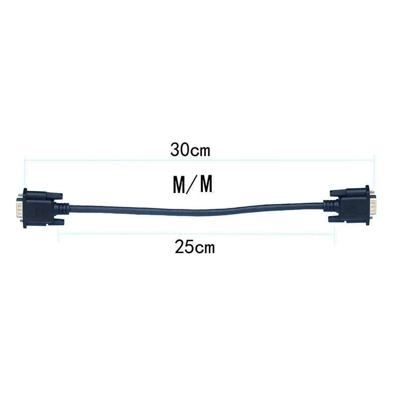 30 cm VGA Short Cable HD Full 15 Pin Male to Male RGB Cables Cord Wire Line Copper Core for PC Computer Monitor Projector