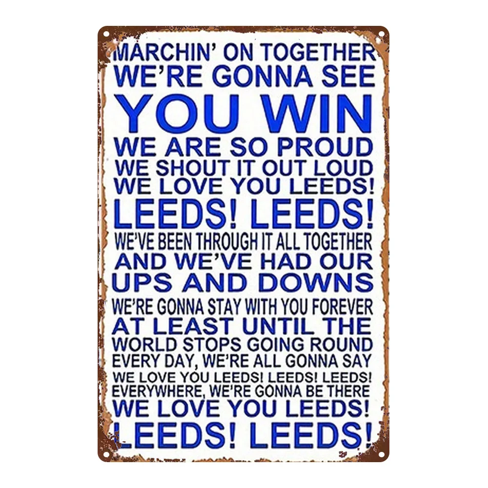 1 plaque décorative « Unity And Go to The Future: Leeds Spirit Art » au design classique, couleurs vives, pour chambre à coucher