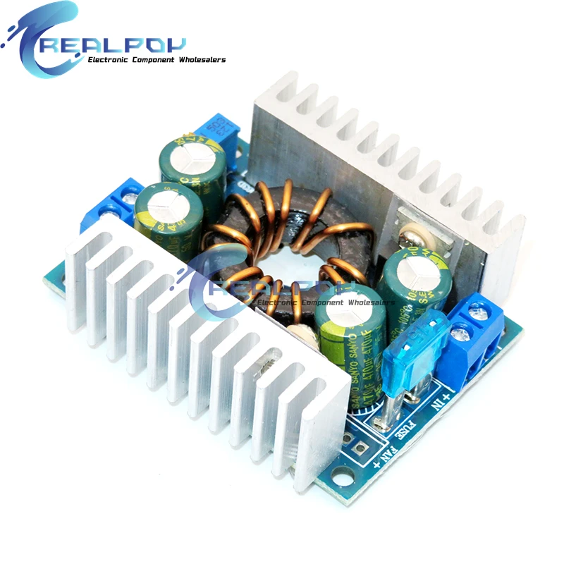 DC-DC 150W 8A Step-up Boost Power Supply Module 8-32V to 9-46V Voltage Charger Booster Step Up Power Supply Module