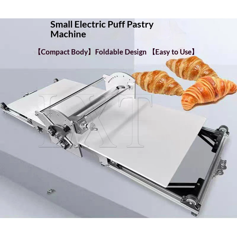 Electric Puff Pastry Machine Desktop Small Folding Multi Layer Pastry Machine Pastry Baking Equipment