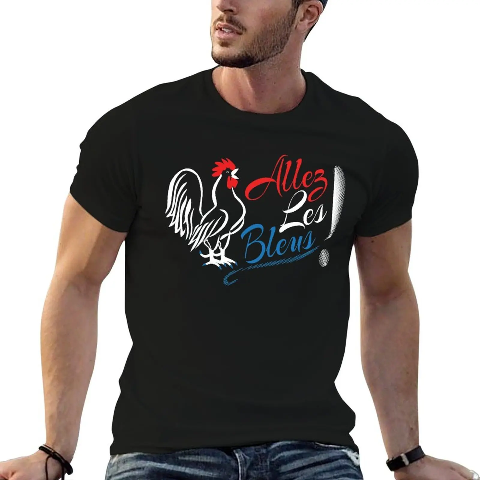 Allez Les Bleus Shirt France Soccer Football World Shirt T-Shirt All Weather Casual Short Sleeve