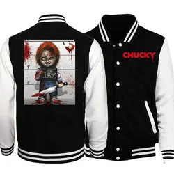 Vestito genitore-figlio Usa film Horror personaggio C-Chuckys Pinted uniforme da Baseball felpa ragazzi ragazze felpa con cappuccio giacca Casual