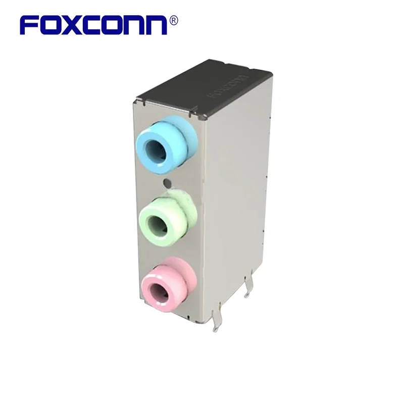 Foxconn-Base de conector Original para auriculares, conector Tricolor, JA33331-HA1P-4F