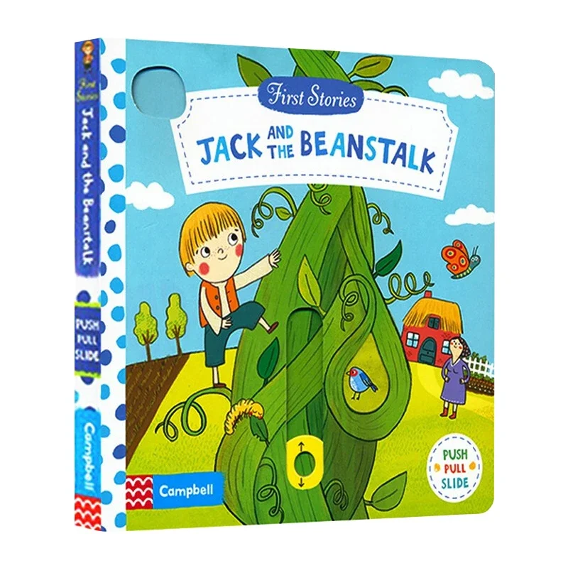 First Stories Jack And The Beanstalk BUSY, Baby Children's books aged 1 2 3, English picture board book 9781509808984
