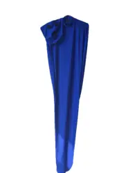 Blue Mummy bodybag zentai suit with inner Arm Sleeves Tights Cosplay Bodysuit Bag Stage Props can removable mask Customized