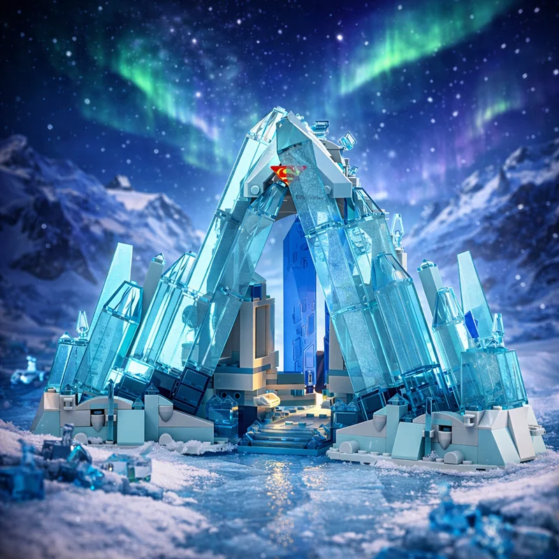 675-pieces-moc-forteresse-solitude-super-heros-modele-de-construction-alternatif-blocs-de-construction-cadeau-de-noel-jouets-d'architecture-idee-diy-a-assembler