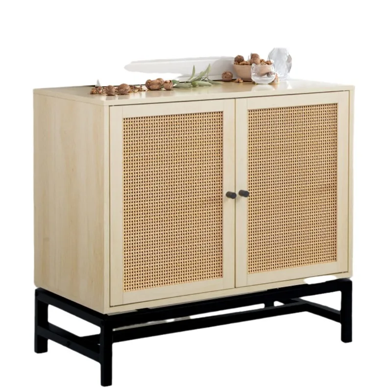 

Modern rattan square cabinet doors, natural rattan storage cabinets, rattan cabinet doors