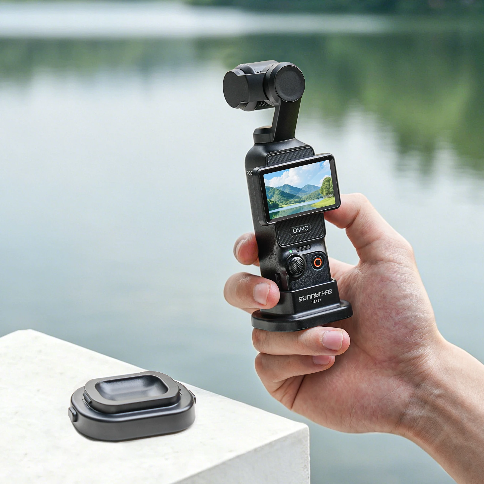 Odłączana podstawa do akcesoriów DJI Osmo Pocket 4, antypoślizgowa podstawka biurkowa i uchwyt samochodowy, pionowa podstawa do kamery DJI Osmo Pocket 4 — zdjęcie produktu 3